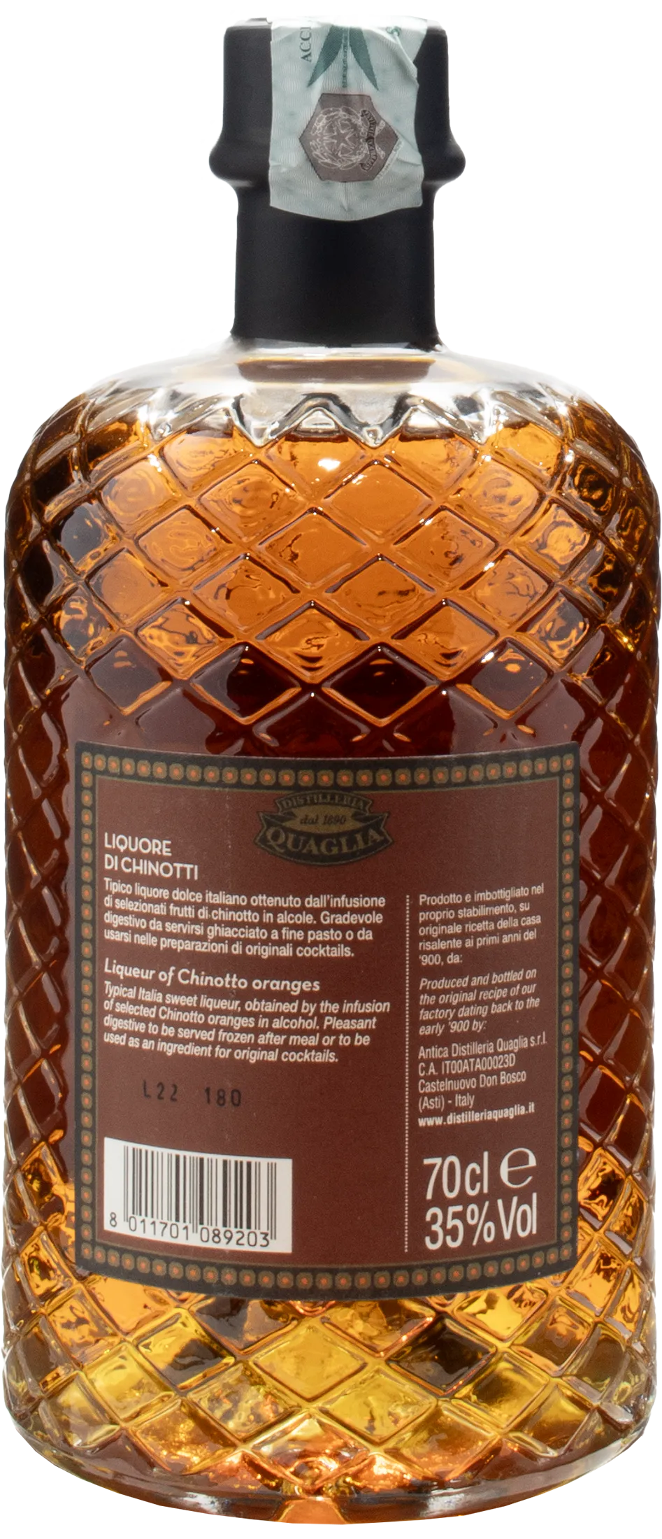 Distilleria Quaglia Liquore di Chinotto