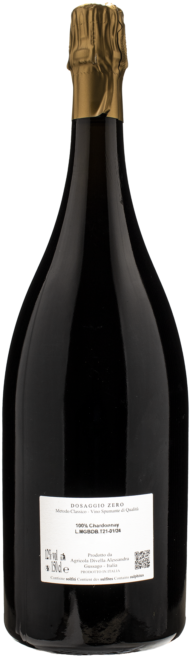 Divella Spumante Blanc de Blancs Dosaggio Zero Magnum