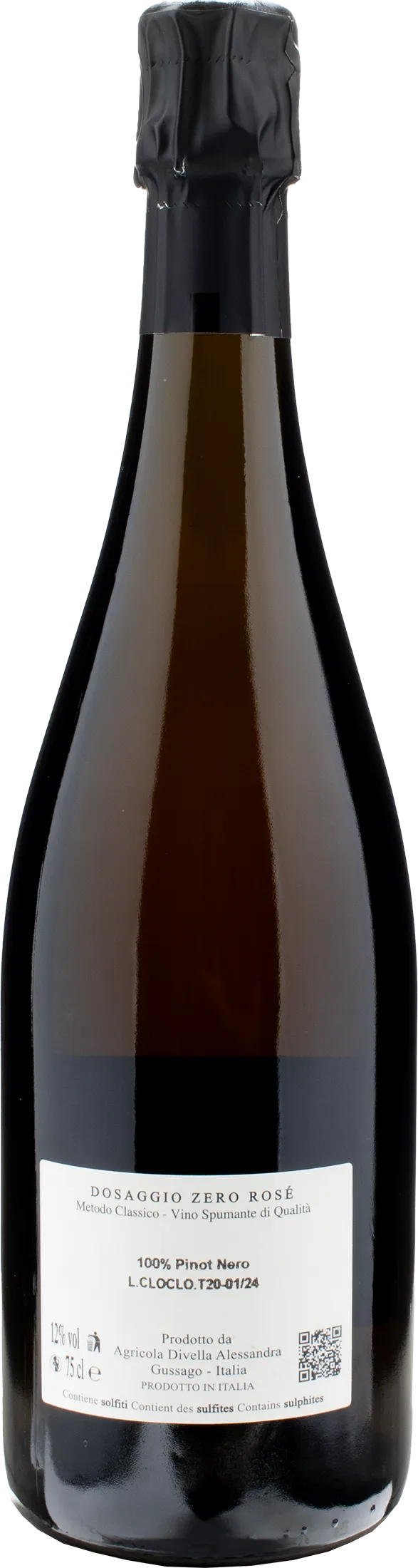 Divella Spumante Rosato Clo Clo Dosaggio Zero