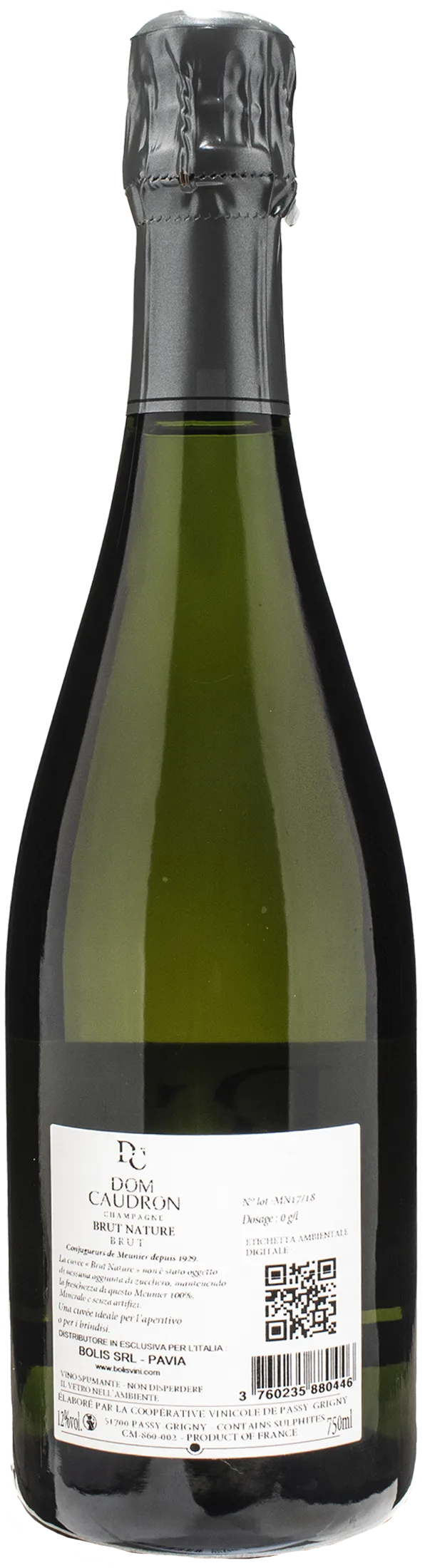Dom Caudron Champagne Brut Nature