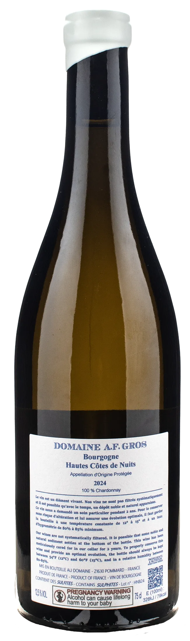 Domaine A.F. Gros Hautes Cotes de Nuits Blanc 2024