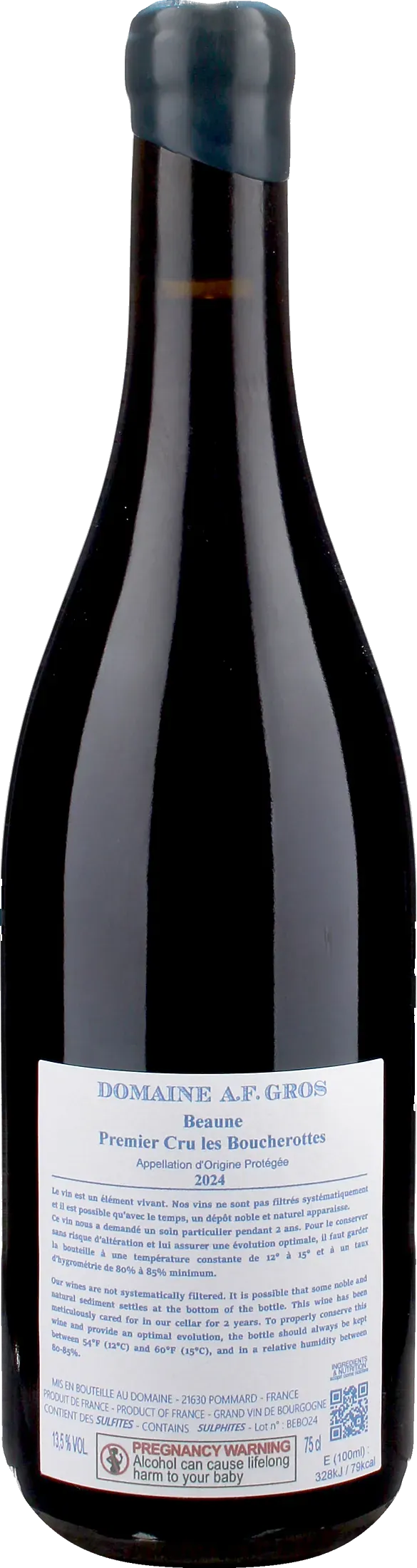 Domaine A.F. Gros Les Beaune 1er Cru Les Boucherottes 2024
