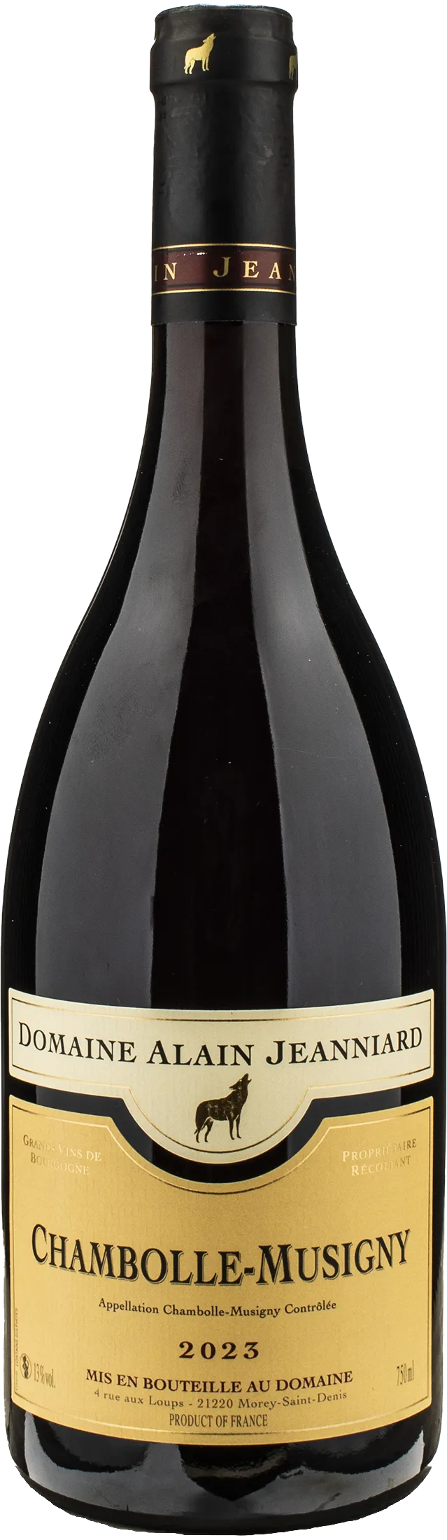 Alain Jeanniard Chambolle Musigny 2023