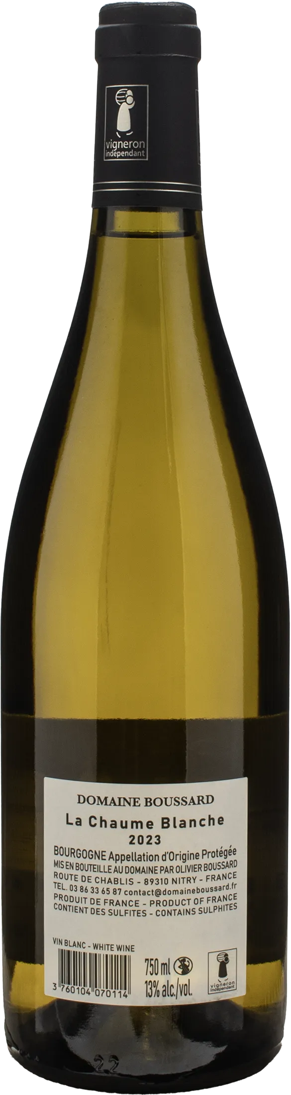 Domaine Boussard Bourgogne Chardonnay Chaume Blanc 2023