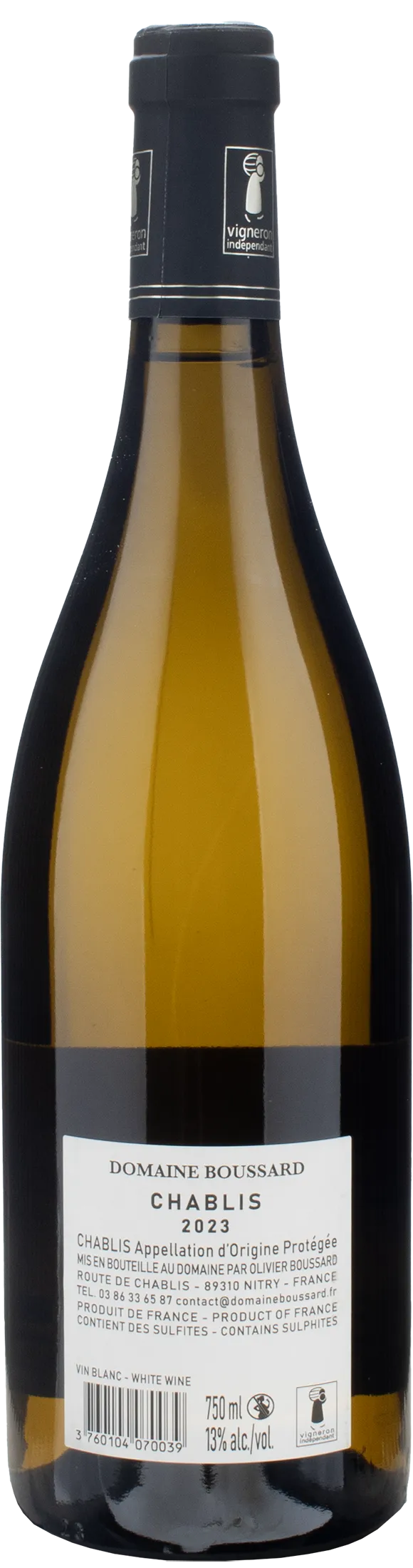 Domaine Boussard Chablis 2023