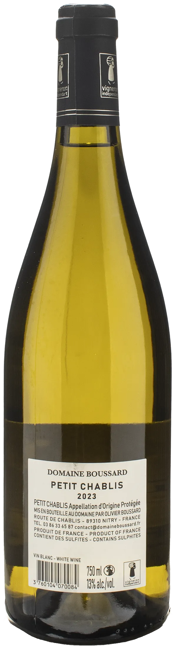 Domaine Boussard Petit Chablis 2023