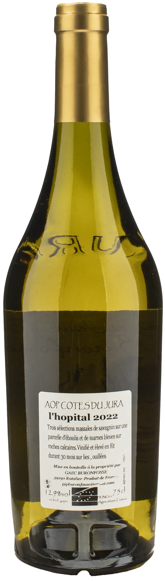 Domaine Buronfosse Les Savagnins Floreaux Hopital 2022