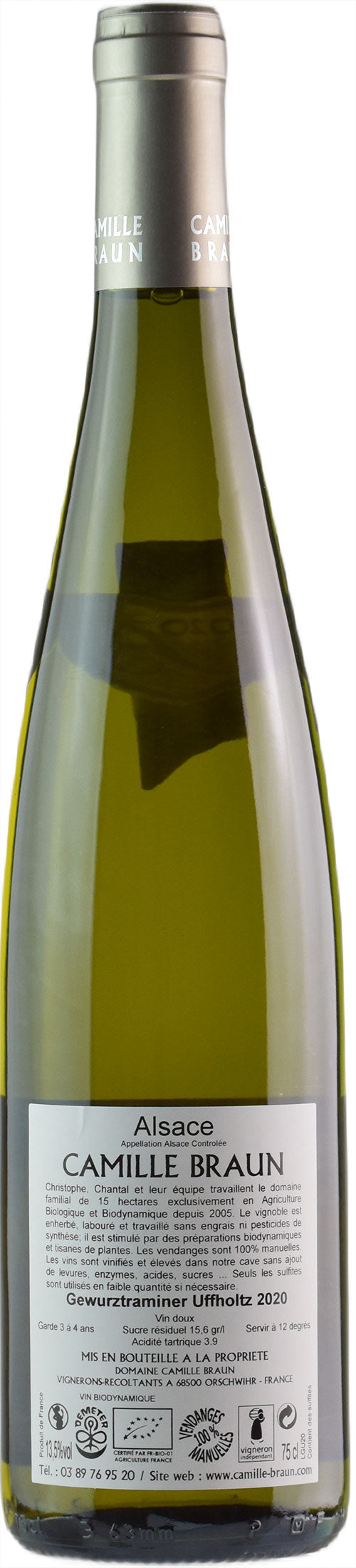 Domaine Camille Braun Gewurztraminer Uffholtz 2020