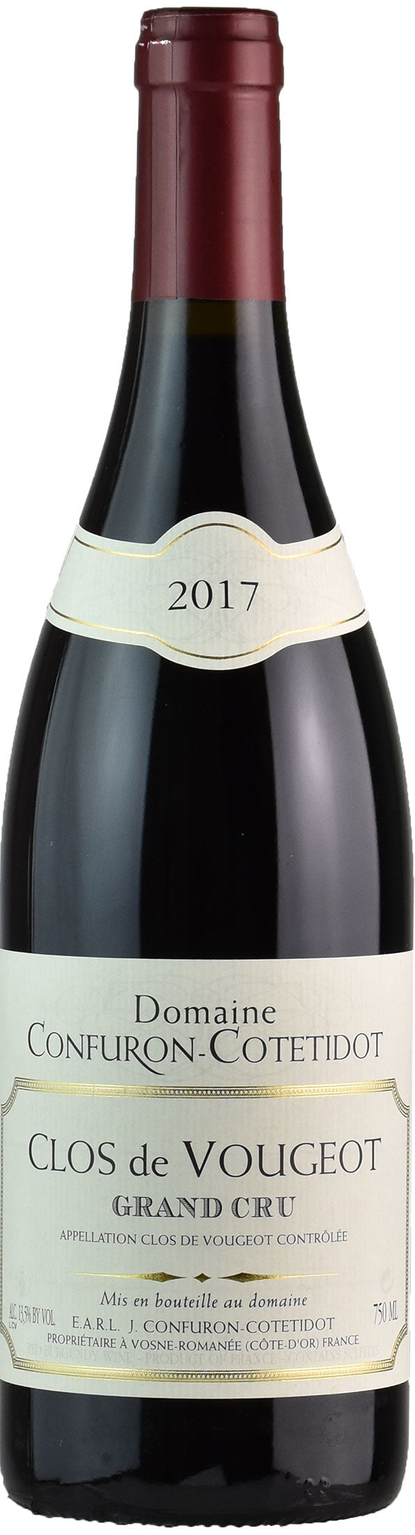 Domaine Confuron Cotetidot Clos de Vougeot Grand Cru Rouge 2017