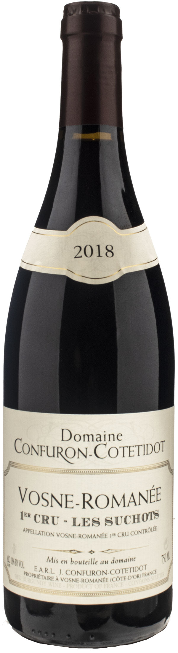 Domaine Confuron Cotetidot Vosne Romanee 1er Cru Les Suchots 2018