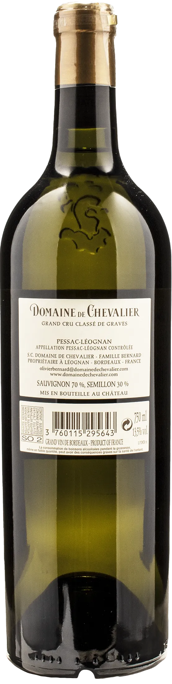Domaine de Chevalier Pessac Leognan Grand Cru Classe de Garves Blanc 2016