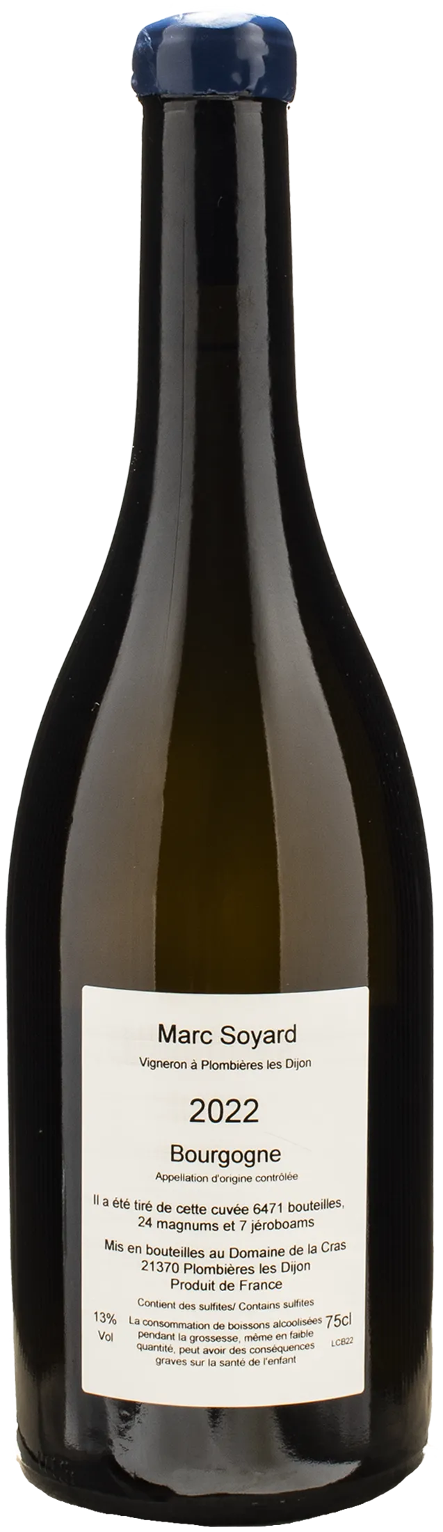 Domaine de la Cras Marc Soyard Bourgogne Blanc Monopole Cras 2022