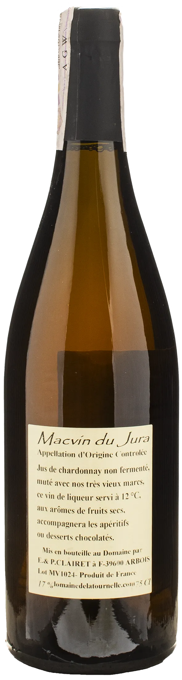 Domaine de la Tournelle Macvin du Jura