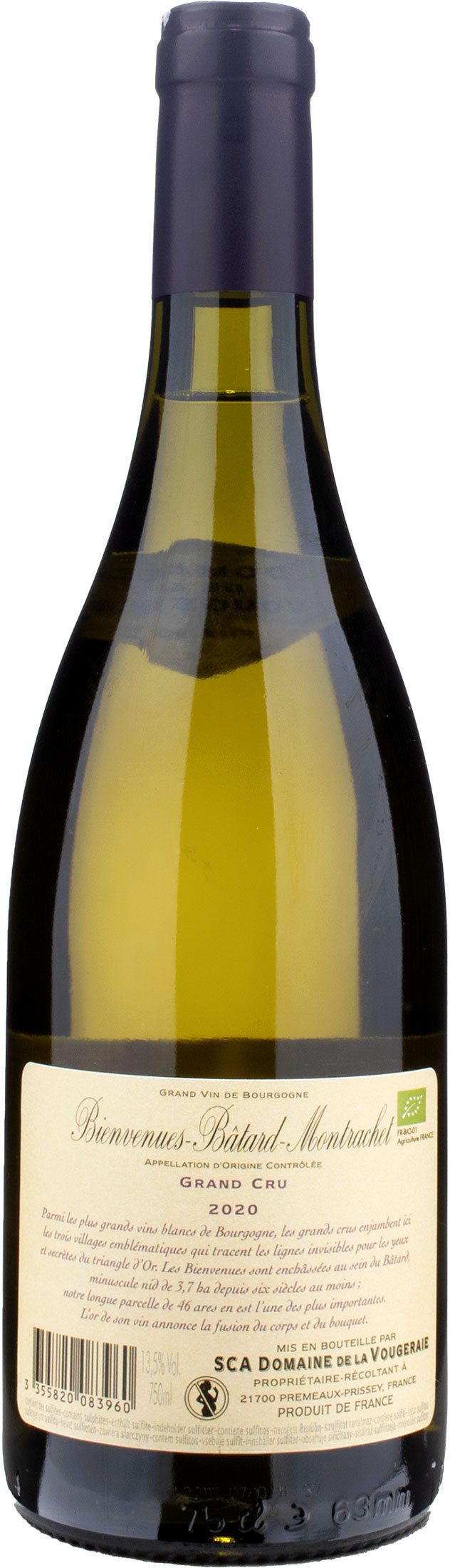 Domaine de la Vougeraie Batard Montrachet Grand Cru Bienvenues 2020