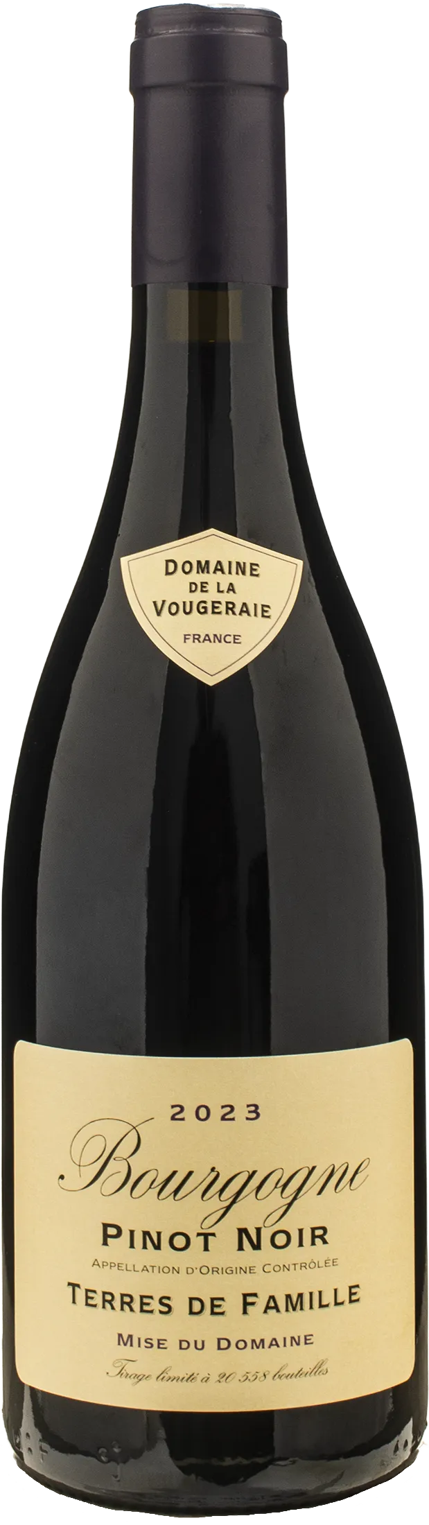 Domaine de la Vougeraie Bourgogne Pinot Noir Terres de Famille 2023