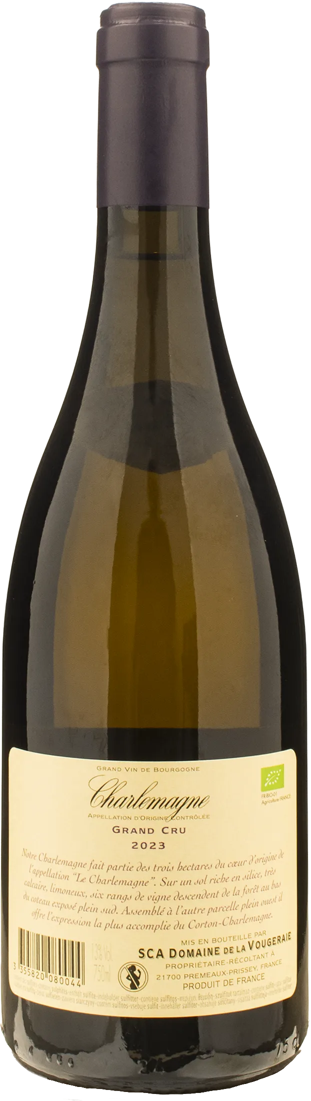 Domaine de la Vougeraie Charlemagne Grand Cru 2023