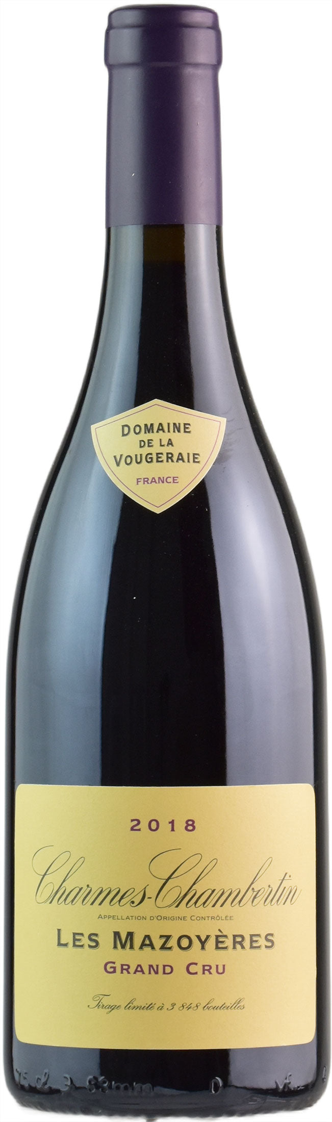 Domaine De La Vougeraie Charmes Chambertin Grand Cru Les Mazoyeres 2018