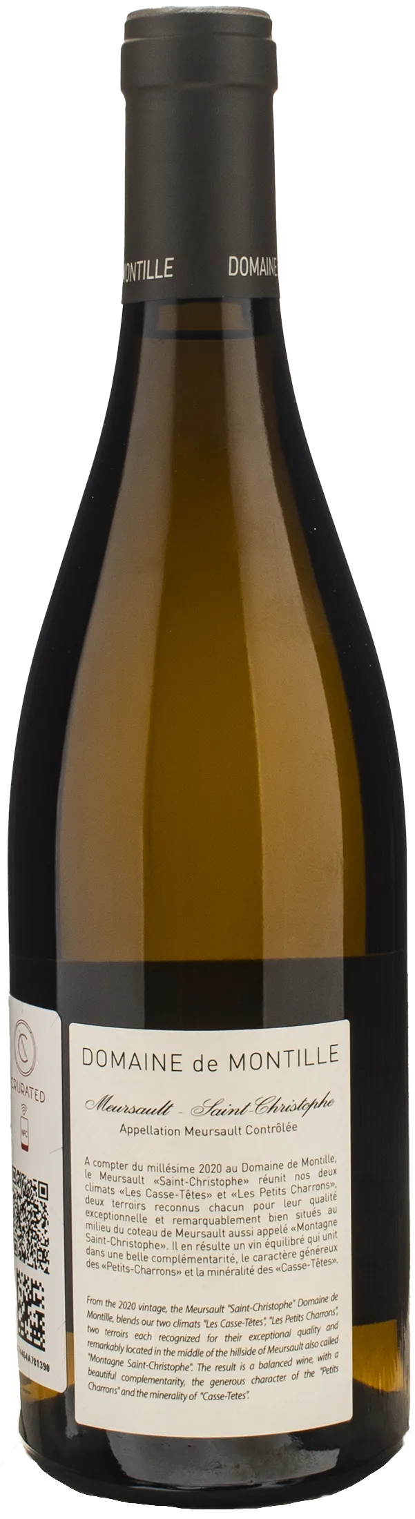 Domaine de Montille Meursault Saint Christophe 2021