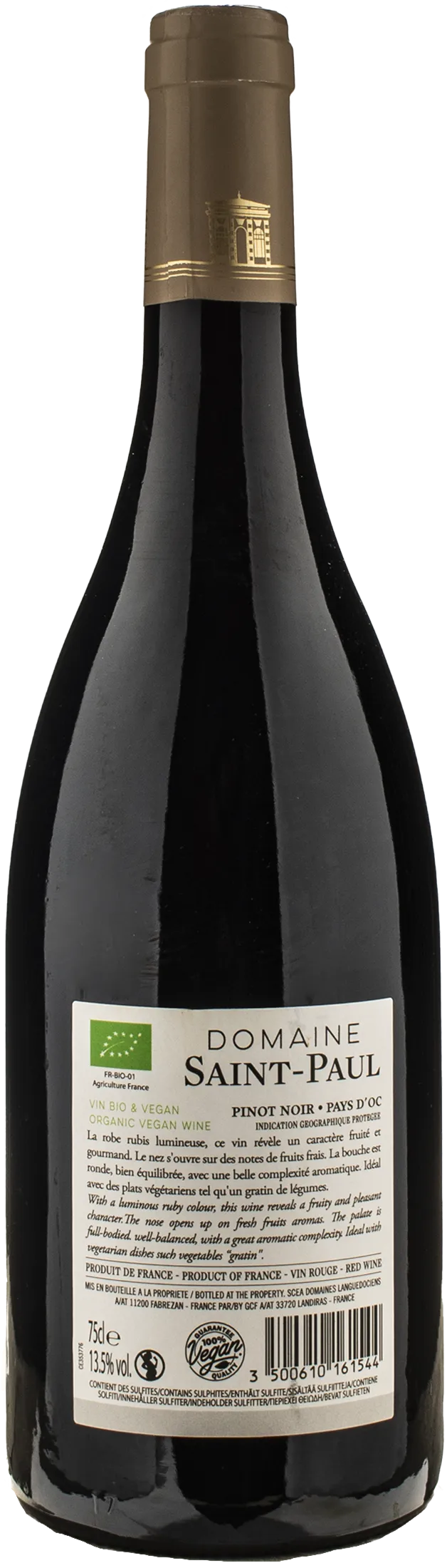 Domaine de Saint Paul Pinot Noir 2023