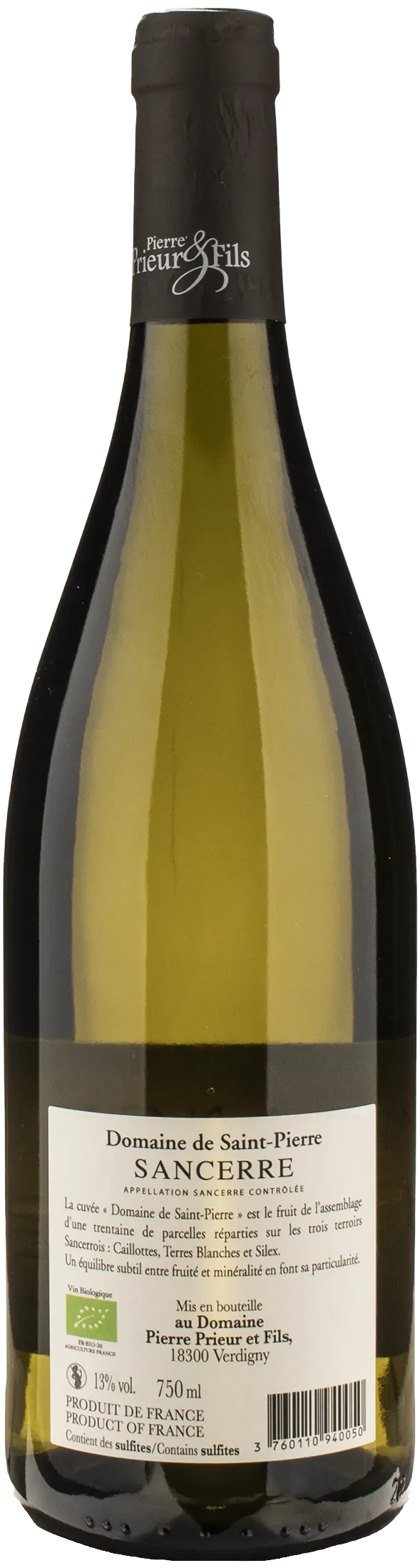 Domaine de Saint Pierre Prieur & Fils Sancerre Blanc 2023