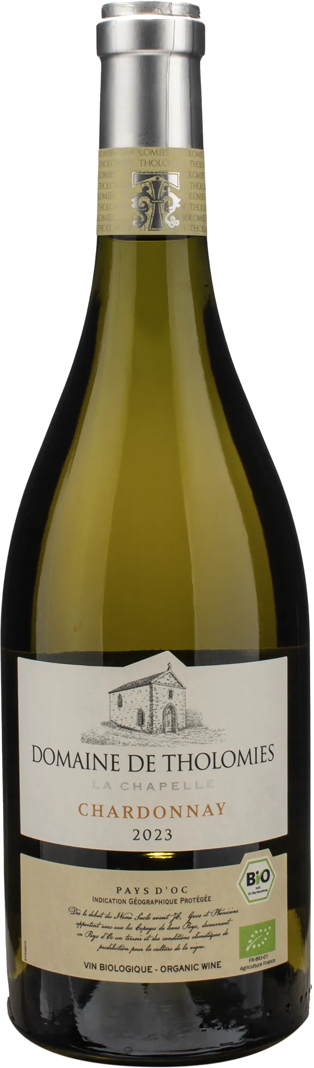 Domaine de Tholomies La Chapelle Pays D'OC Chardonnay 2023
