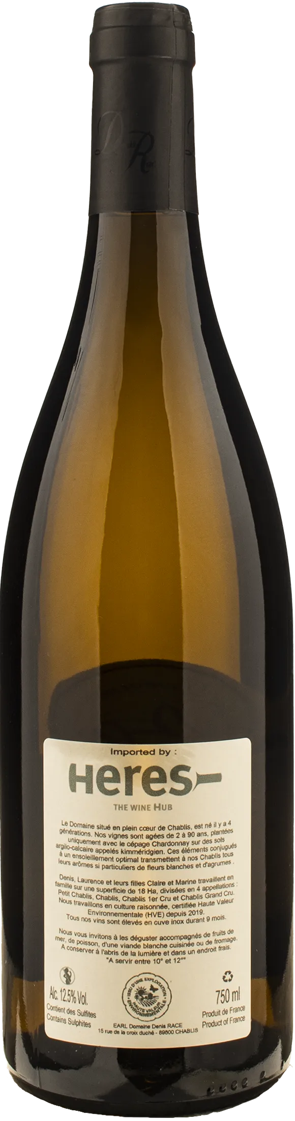 Domaine Denis Race Chablis 1er Cru Montmains Vieilles Vignes 2022