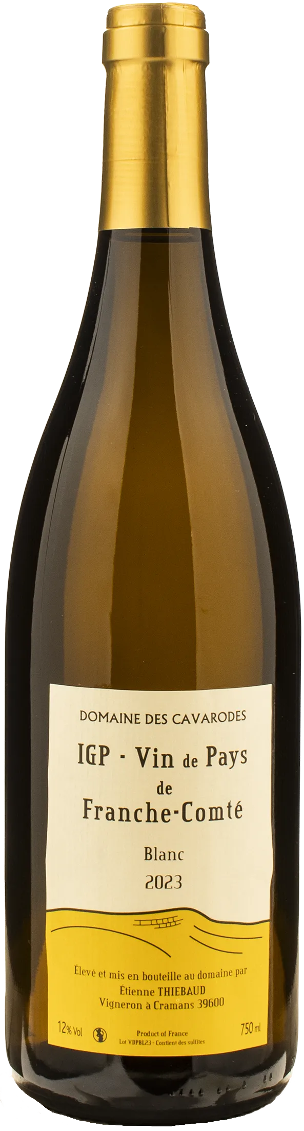 Domaine des Cavarodes Vin de Pays de Franche-Comte Blanc 2023