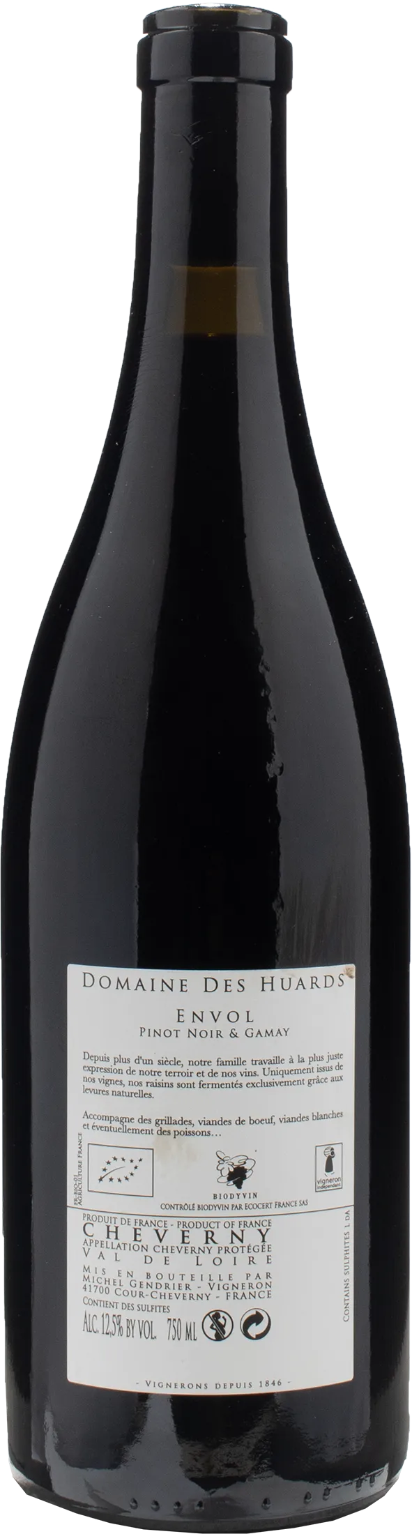 Domaine des Huards Cheverny Rouge Envol 2020