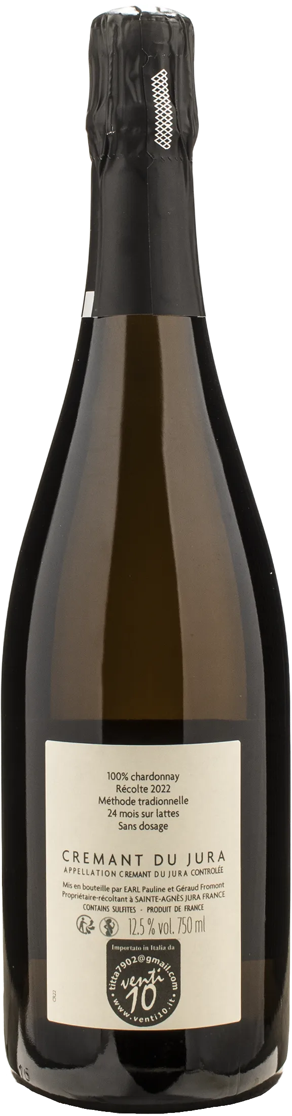 Domaine des Marnes Blanches Cremant du Jura Brut Nature