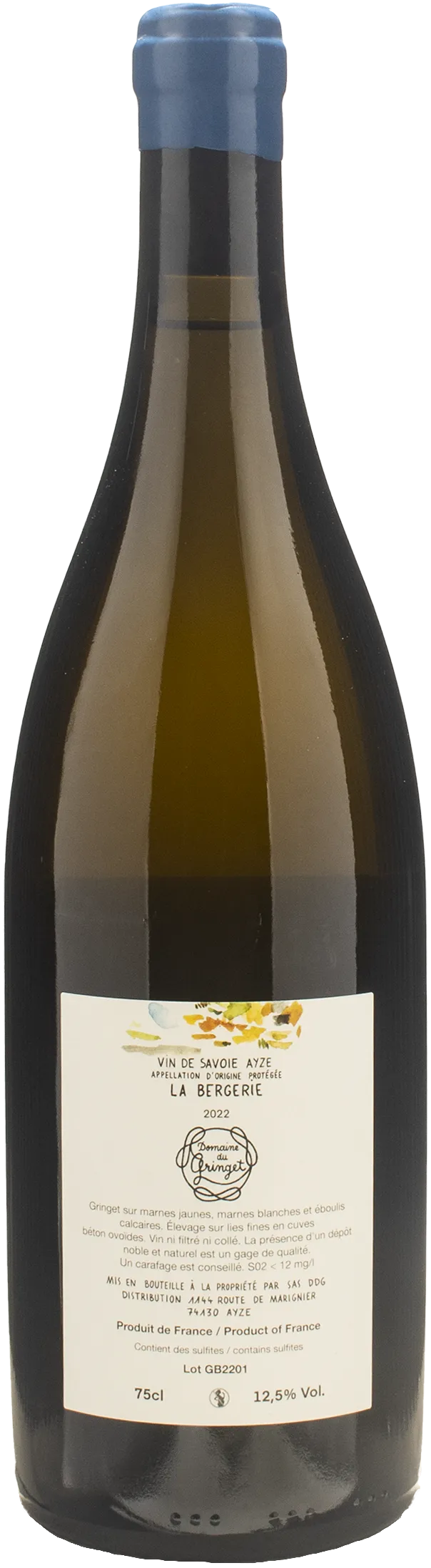 Domaine du Gringet Vin de Savoie La Bergerie 2022
