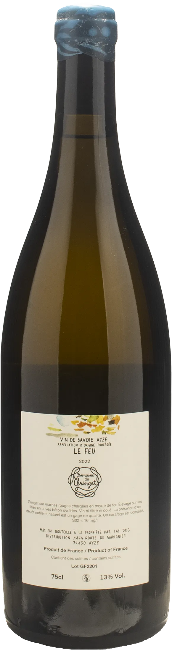 Domaine du Gringet Vin de Savoie Le Feu 2022