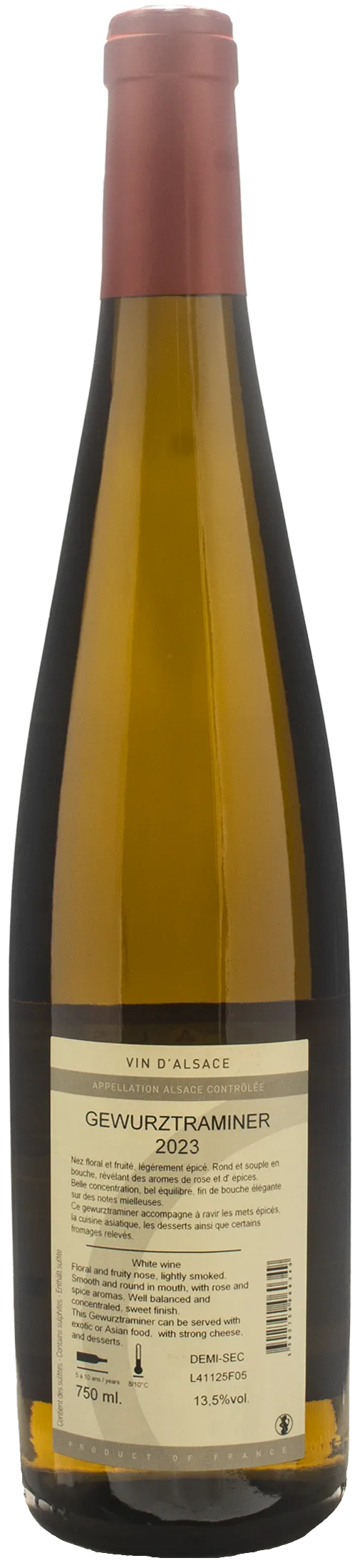 Domaine du Moulin de Dusenbach Gewurztraminer 2023