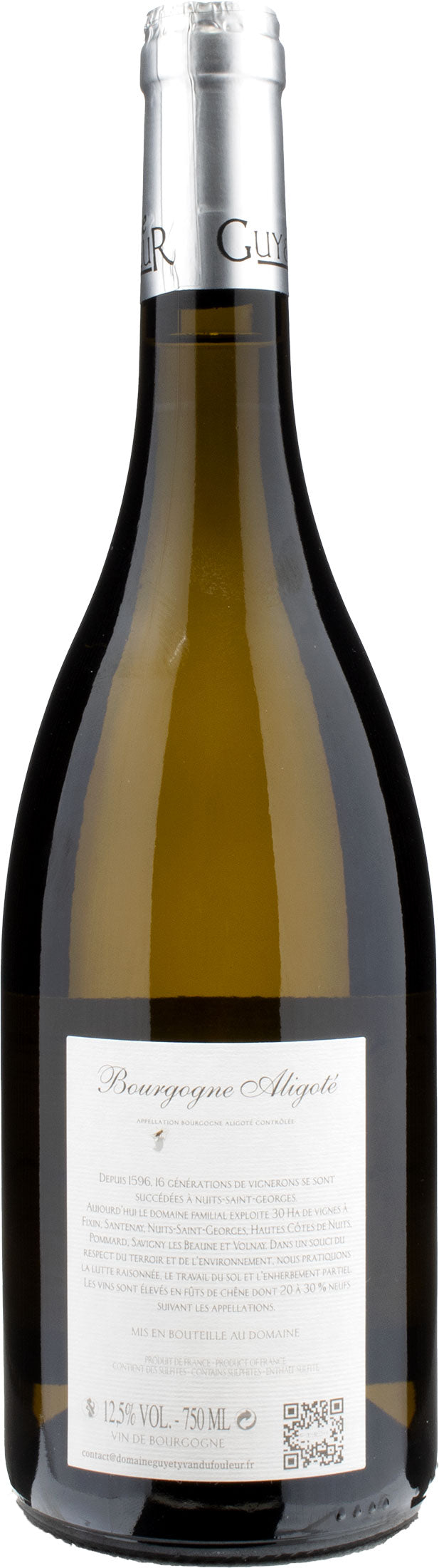 Domaine Guy et Yvan Dufoulier Bourgogne Aligote Blanc 2020