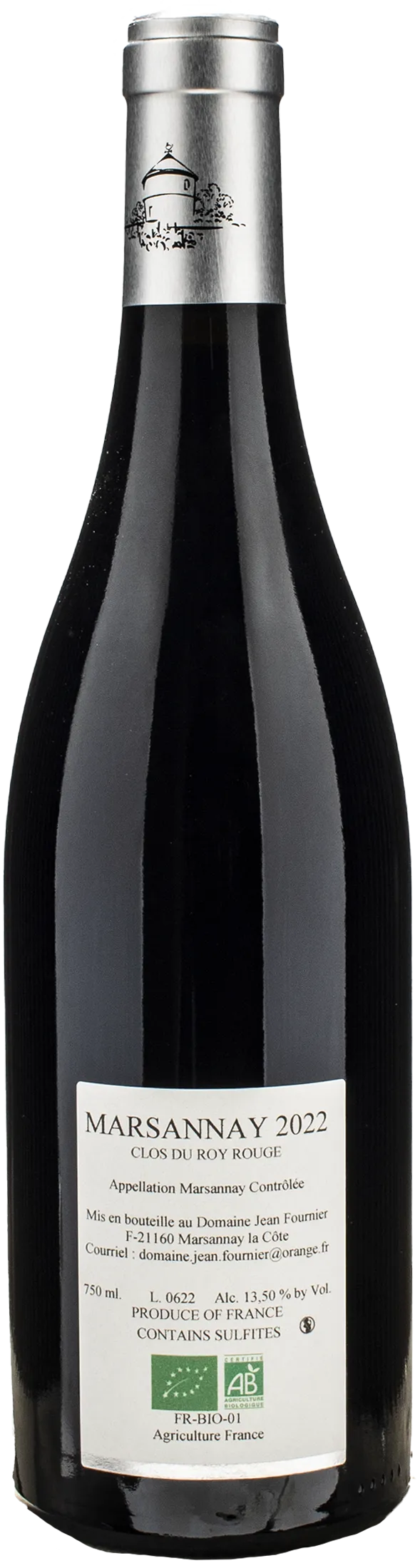 Domaine Jean Fournier Marsannay Rouge Clos du Roy 2022