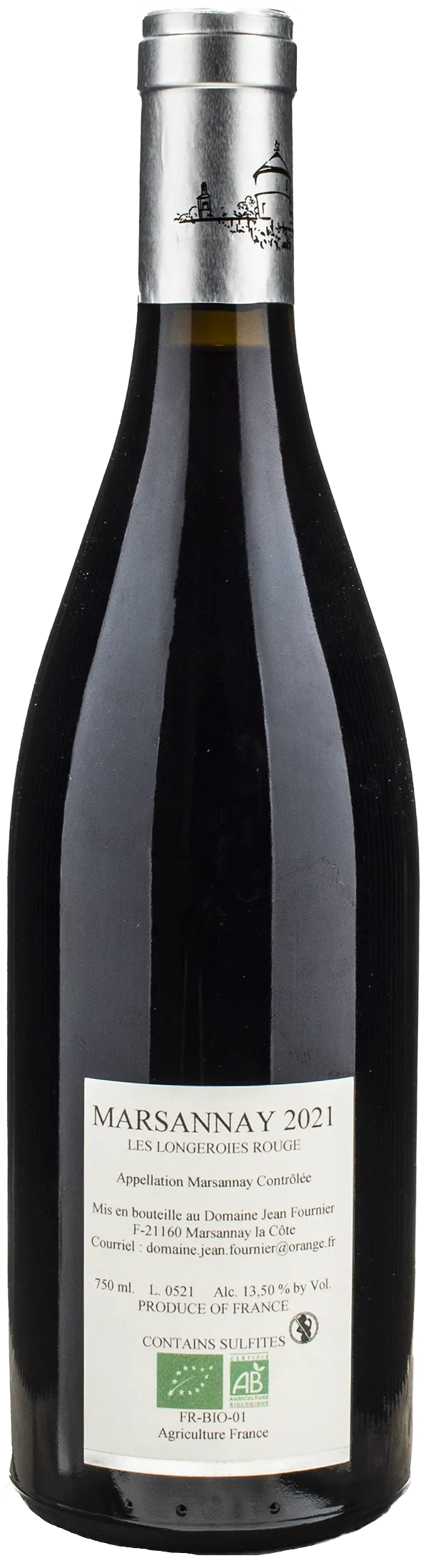 Jean Fournier Marsannay Rouge Les Longeroies 2021