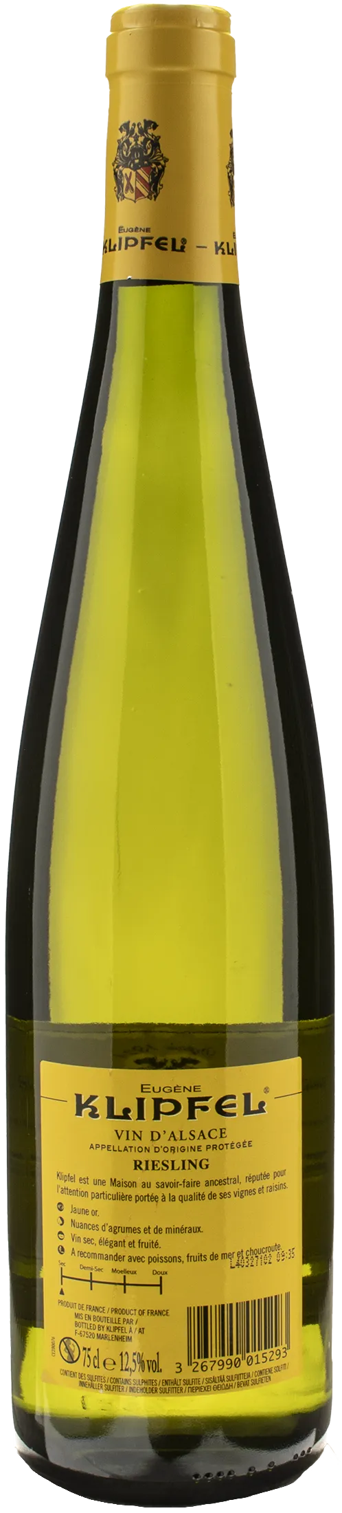 Domaine Klipfel Alsace Riesling 2023