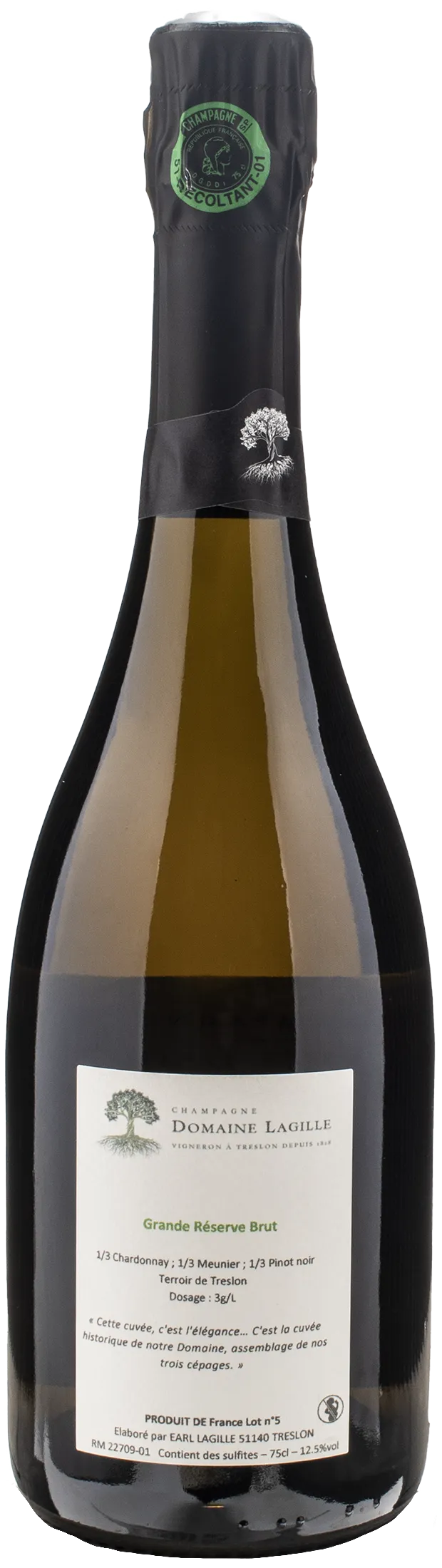 Domaine Lagille Champagne Grande Reservee Brut
