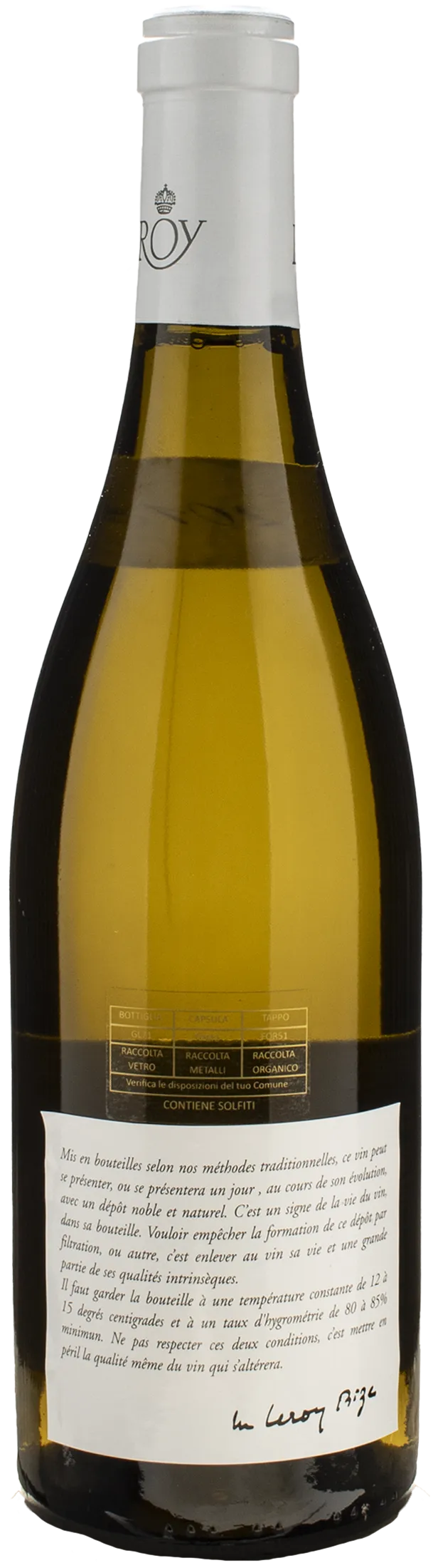 Domaine Leroy Bourgogne Blanc 2018