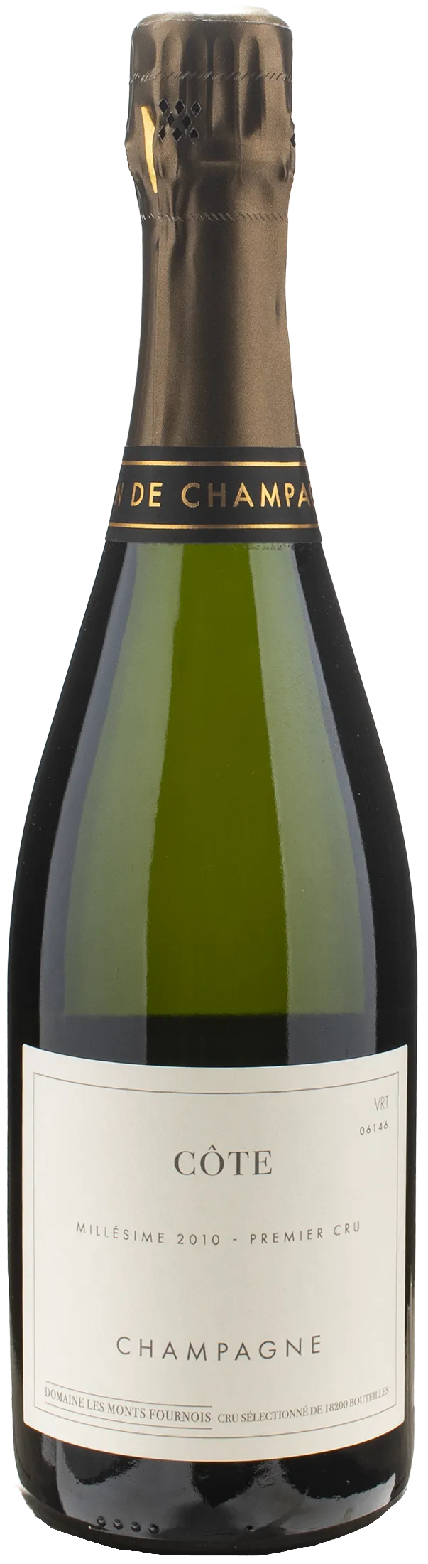 Domaine Les Monts Fournois Champagne 1er Cru Cote Extra Brut 2010