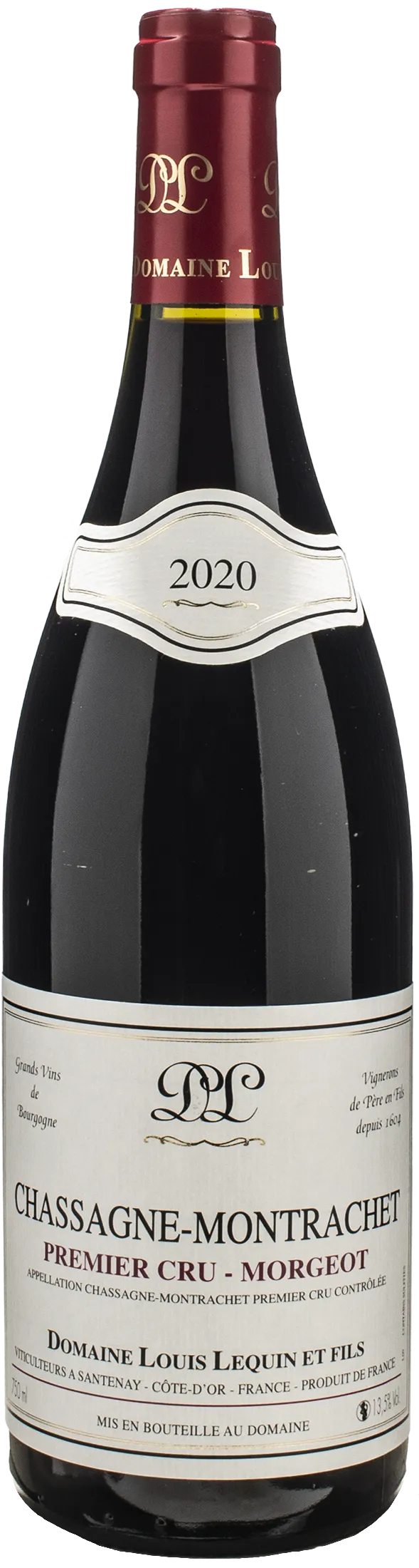Domaine Louis Lequin Et Fils Chassagne Montrachet Rouge 1er Cru Morgeot 2020