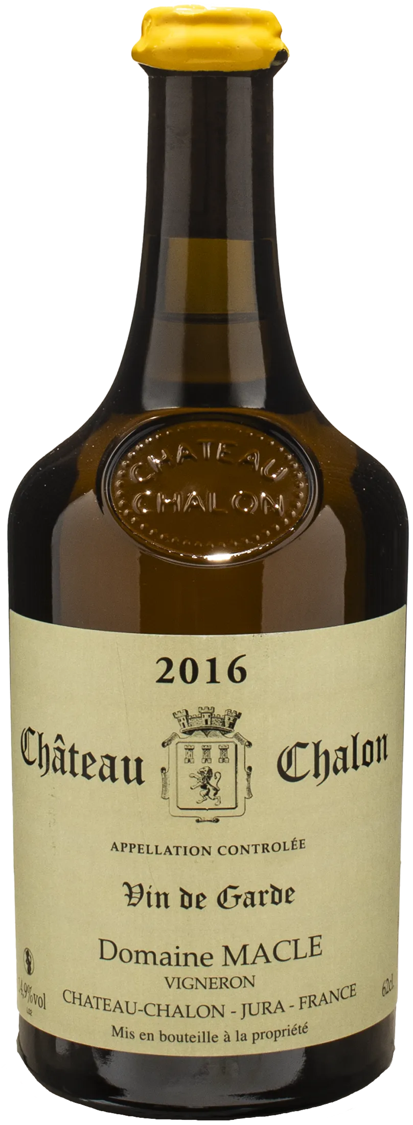 Domaine Macle Vigneron Chateau Chalon Jura Vin de Garde 2016