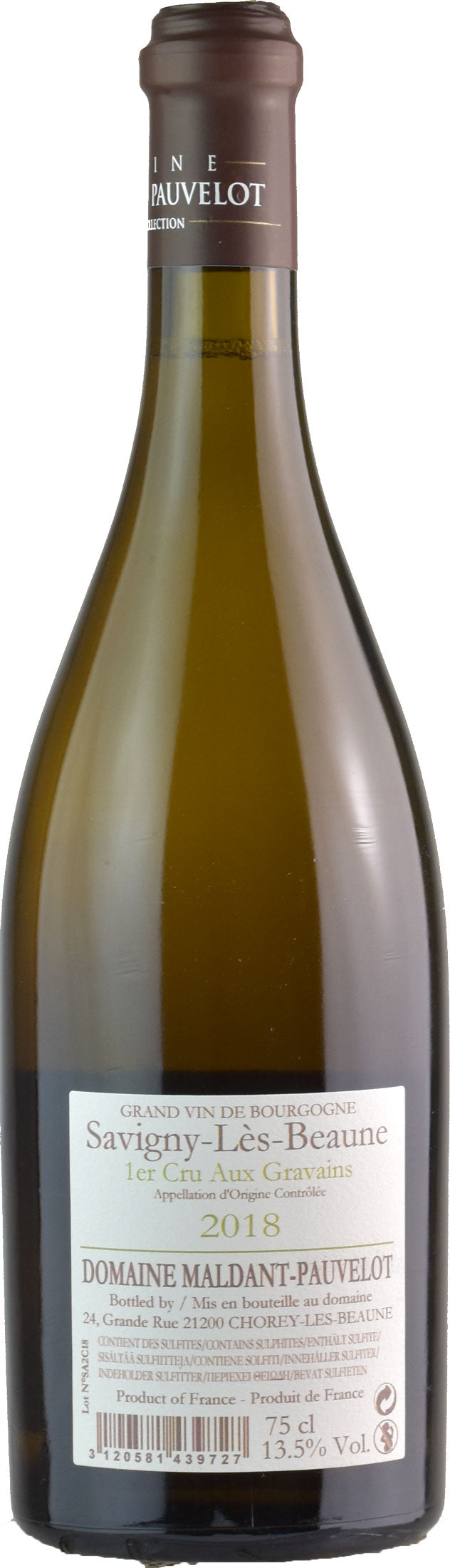 Domaine Maldant Savigny Les Beaune Blanc 1er Cru Aux Gravains 2018