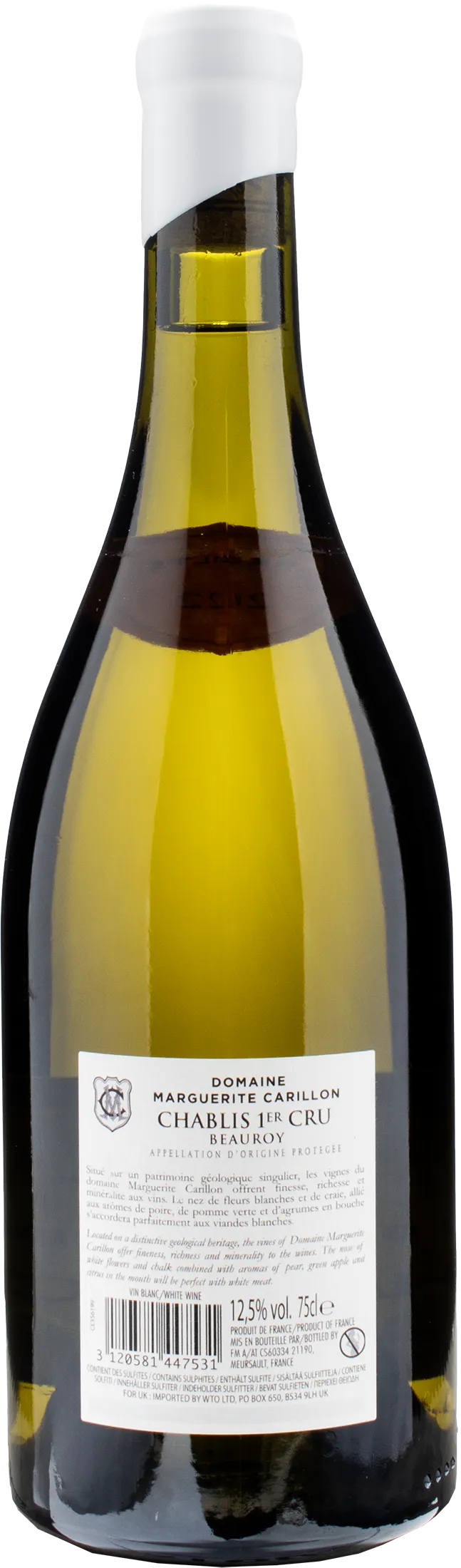 Domaine Marguerite Carillon Chablis 1er Cru Beauroy 2023
