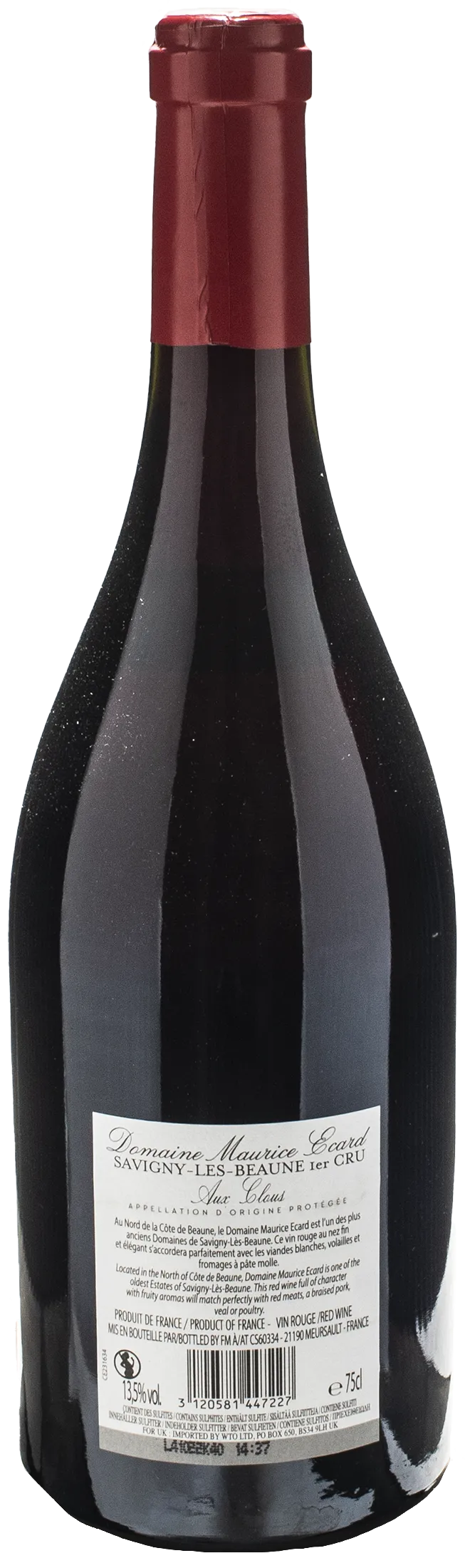 Domaine Maurice Ecard Savigny Les Beaune 1er Cru Aux Clous 2022