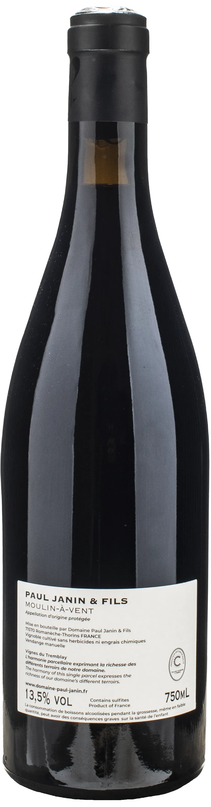 Domaine Paul Janin & Fils Moulin a Vent Les Vignes du Tremblay 2022