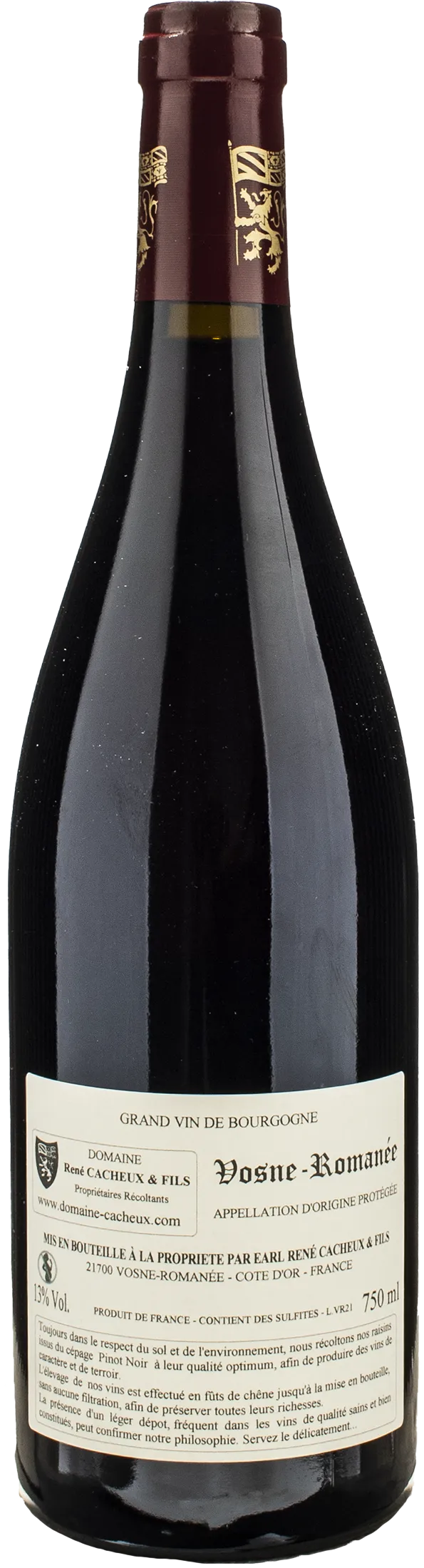 Domaine Rene Cacheux & Fils Vosne Romanee 2021