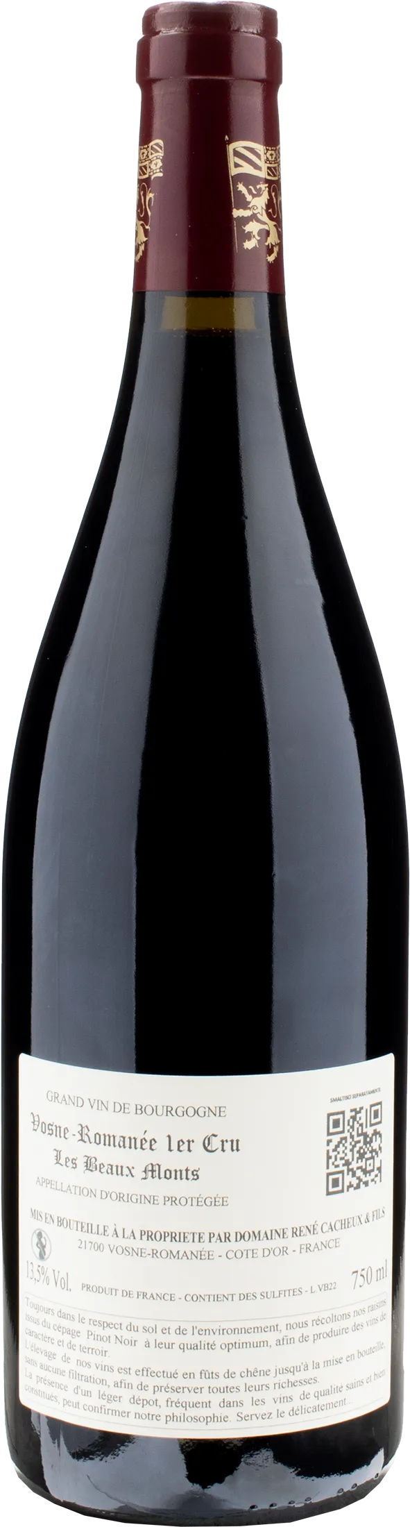 Domaine Rene Cacheux Vosne Romanee 1er Cru Les Beaux Monts 2022