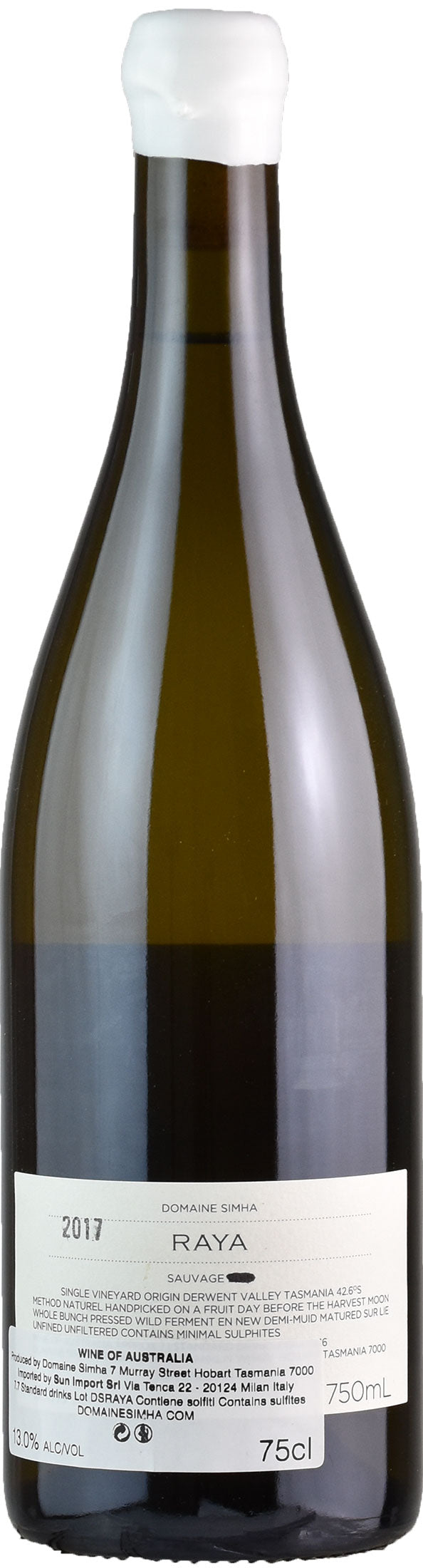 Domaine Simha Raya Sauvage Sauvignon Blanc 2017