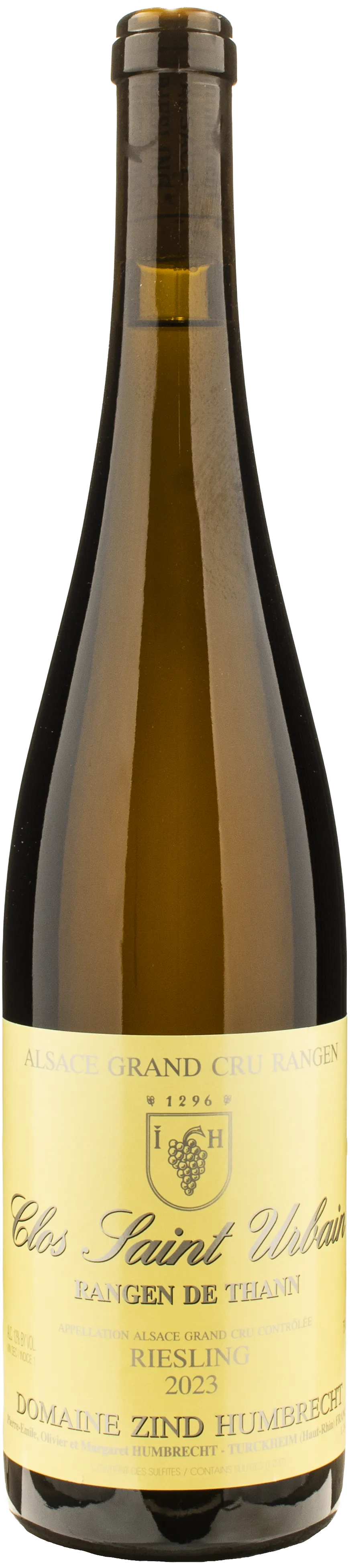 Domaine Zind Humbrecht Clos Saint Urbain Alsace Grand Cru Rangen de Thann Riesling 2023