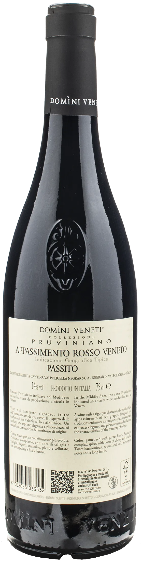 Domini Veneti Appassimento Rosso Collezione Pruviniano 2022